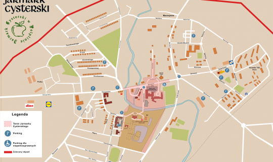 Mapa parkingów i dojazdu